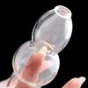 Effective Prostate Toy Smooth Fast Adaptation Rounded Tip Transparent Butt Plug Sex Toy for Bedroom