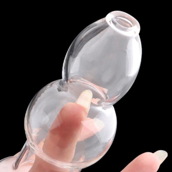 Effective Prostate Toy Smooth Fast Adaptation Rounded Tip Transparent Butt Plug Sex Toy for Bedroom