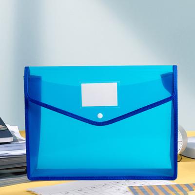 תיקייה מפלסטיק עמידה למים שקופה מתרחבת לארגון מסמכים עם סגירת תיק-תק לא