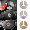 Car Steering Wheel Emblem Crystal Diamond Sticker For Mercedes Benz A B C E Class GLA CLA GLC GLK GLE Series Accessories xxx1