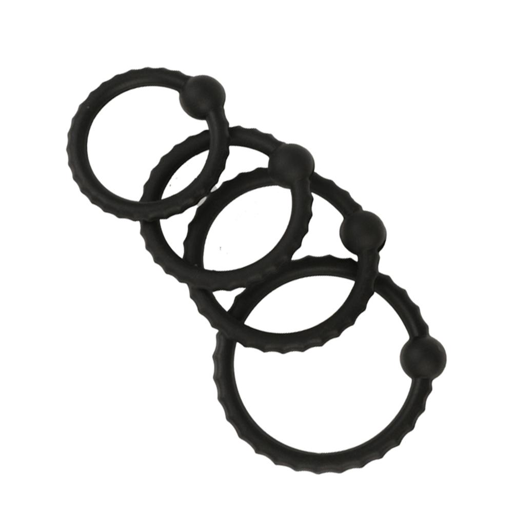 Elastic Penis Ring 4pcs Sex Toys for Men Male Masturbator Cock Ring Delay Ejaculation Dildo Extender Adult Product Sex Toys