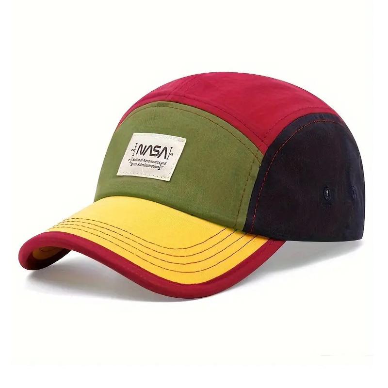 

Fashionable Five-piece Design Adjustable Back Buckle Baseball Cap Summer quick-drying cap Sports visor hats Adjustable жовтий