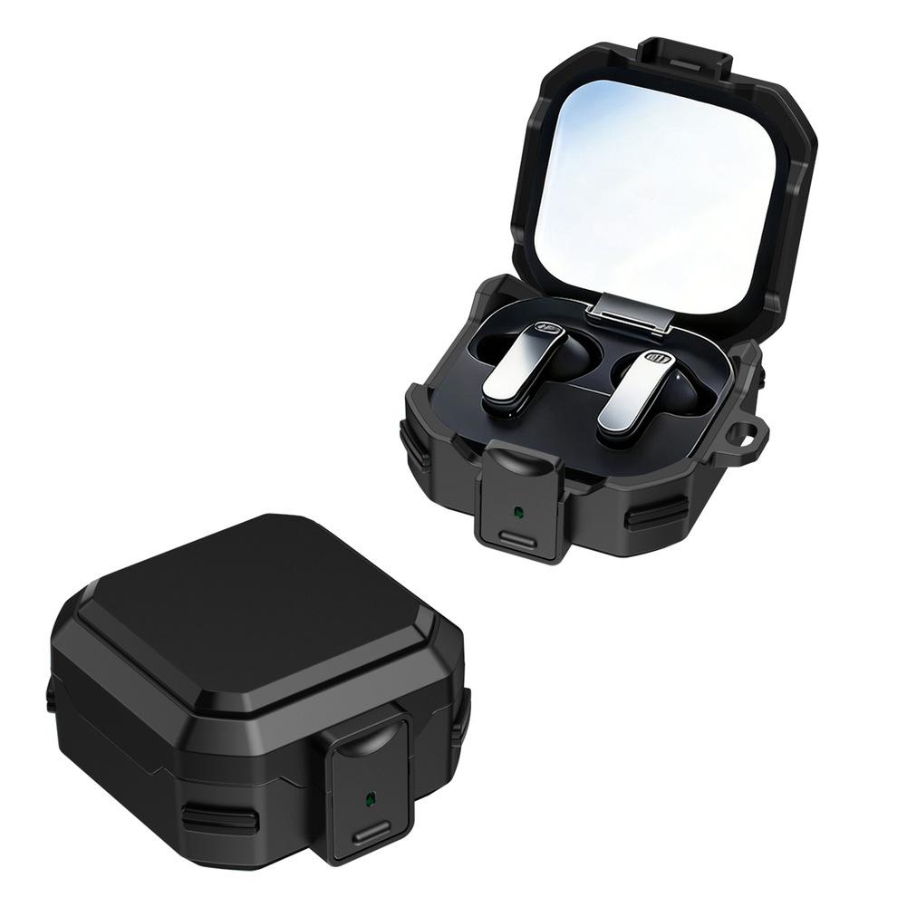 1 Pcs Shockproof Case With Secure Lock & Stand For Samsung-Galaxy Buds4/4 Pro Earphone Protective Case Anti Drop