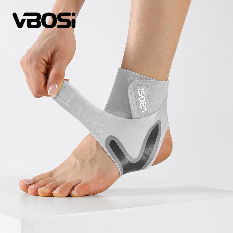 

Vbosi 1 Piece Women Men Neoprene Breathable Adjustable Ankle Support Sleeve For Basketball Cycling Running M-Right