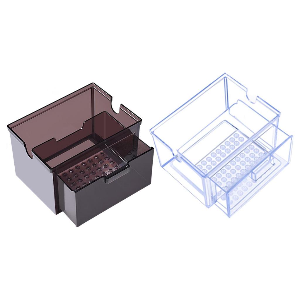 Aquarium Filter Fish Tank Accessory Efficient Hang On Small Easy Installation for Fresh and Salt Water Aquarium Overflow Box