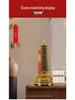 Wenchang Pagoda Resin Figurine: Thirteen-story Ornament for Living Room, Office, or Study Desk