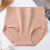 High-Waisted Cotton Antibacterial Shorts for Middle-Aged and Plus-Size Women
