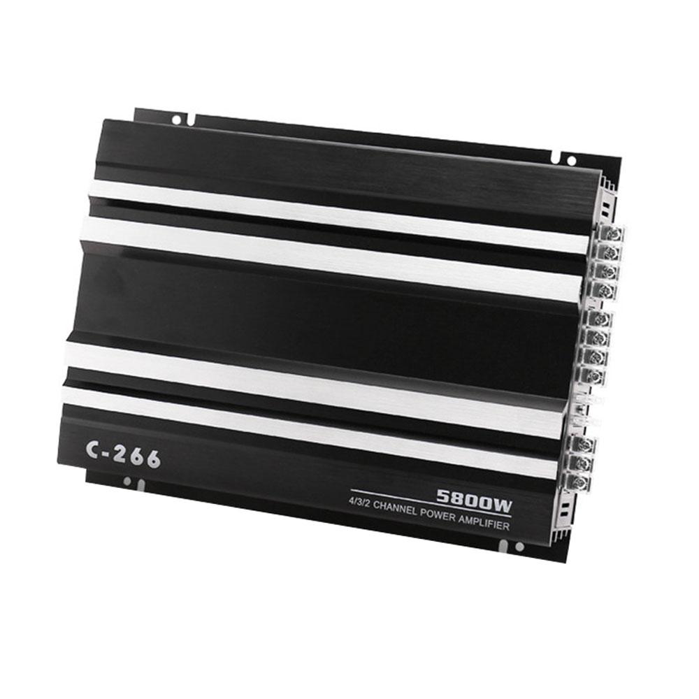 4 Channel Car Audio Amplifier 5800W High Power Amp. 4 Way Power Amplifier Car Audio Modification Part