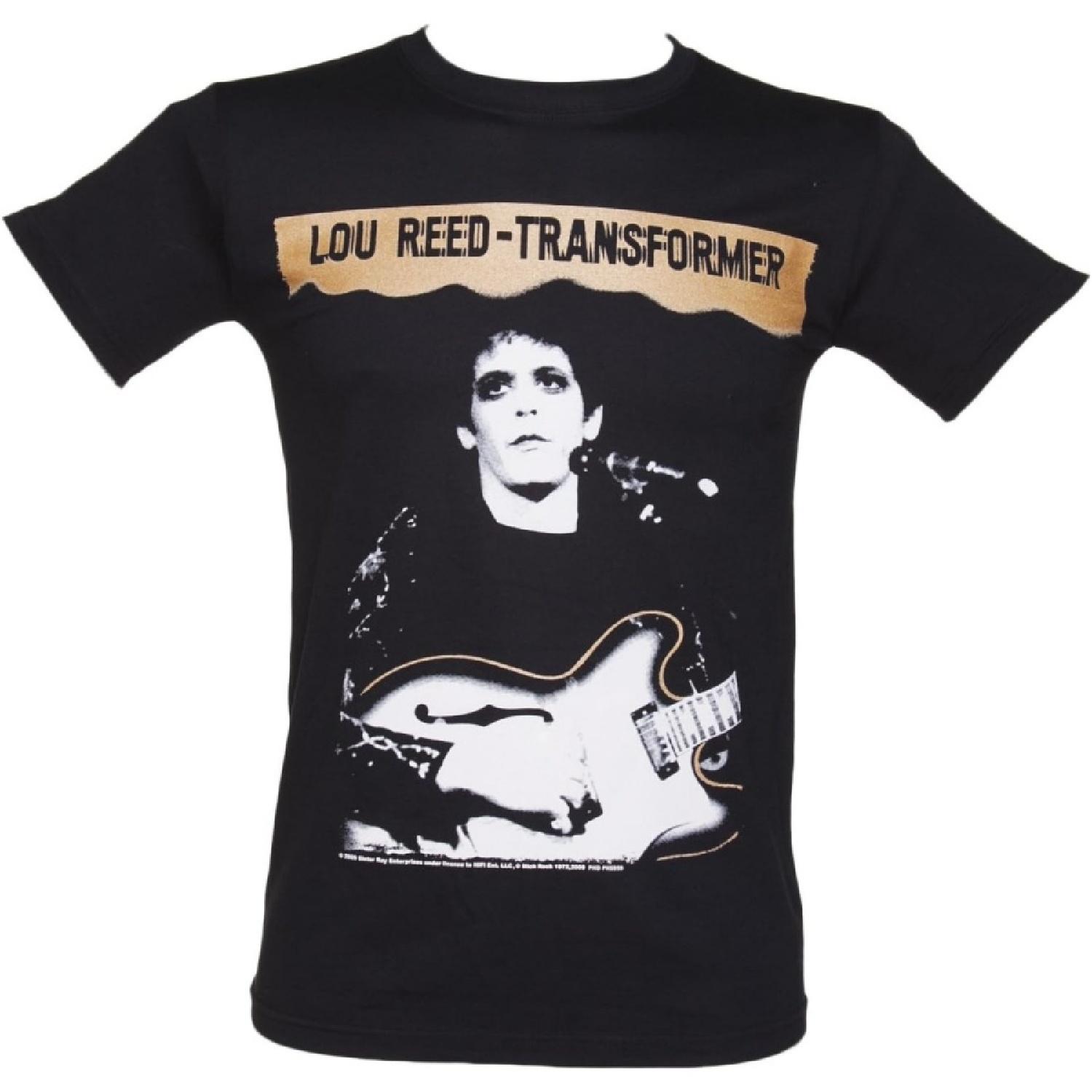Mens Black Lou Reed Transformer T Shirt XXXXXL разноцветный