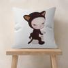 Art YYoshitomos cool Nara  Pillow Gifts Home Office Furnishings Bedroom Sofa Car Cushion Cover case 45x45cm