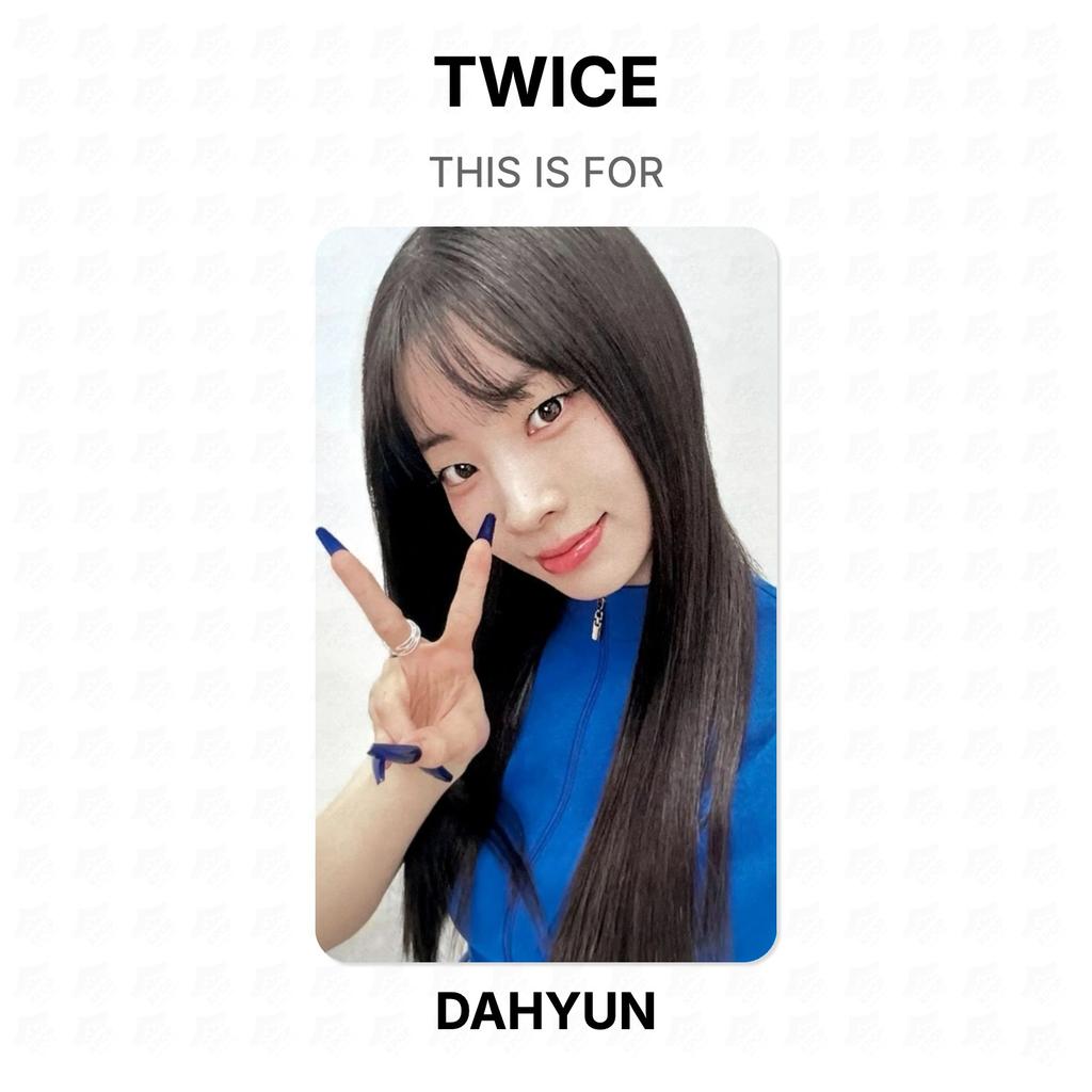 Twice THIS IS FOR Official Photocard