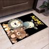 Custom Name Animals Printed Carpet,Rug for Office Chair Living Room Bedroom Kitchen Room Decor Gifts.
