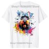 Funny Vintage Schnauzer Dog Squad Graphic Tshirt Men Women Hip Hop Oversized T Shirt 100 Cotton Comfort Tshirts