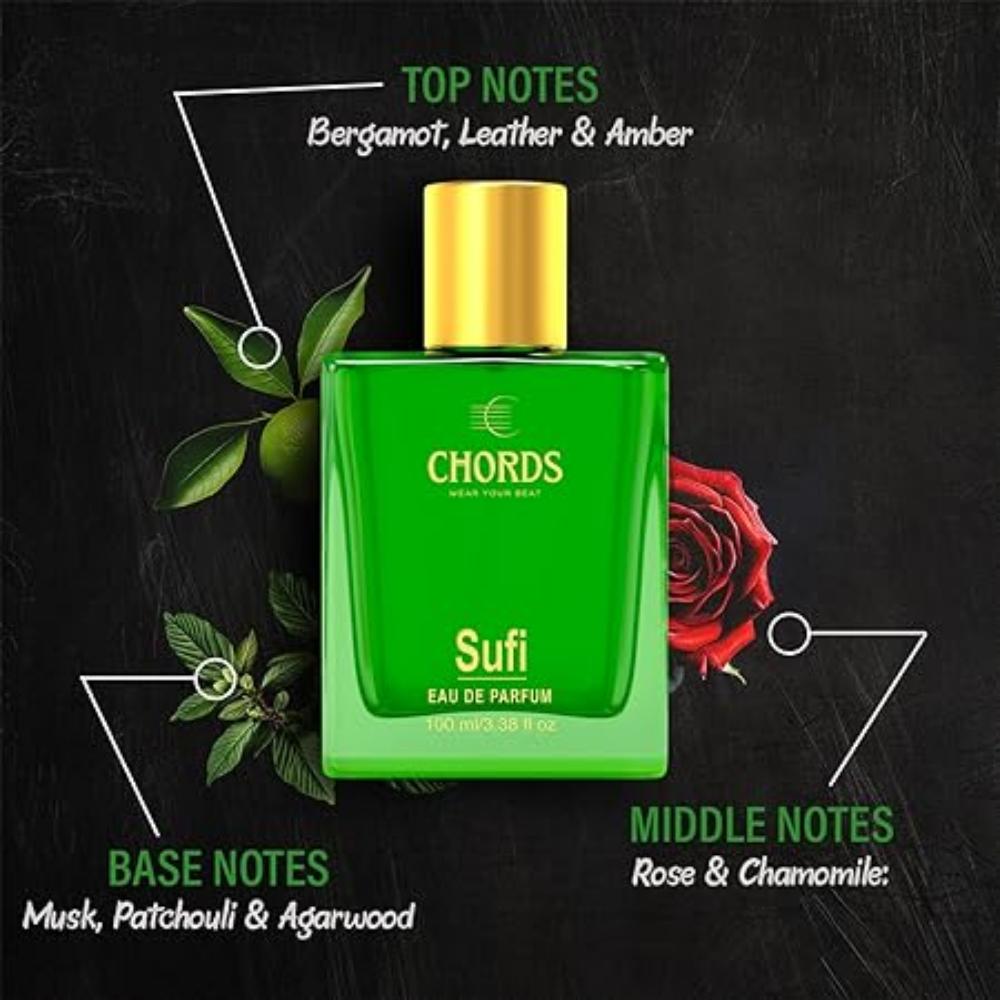 Akkorde Sufi Eau De Parfum | Unisex | Orientalisch & blumig |100 ml