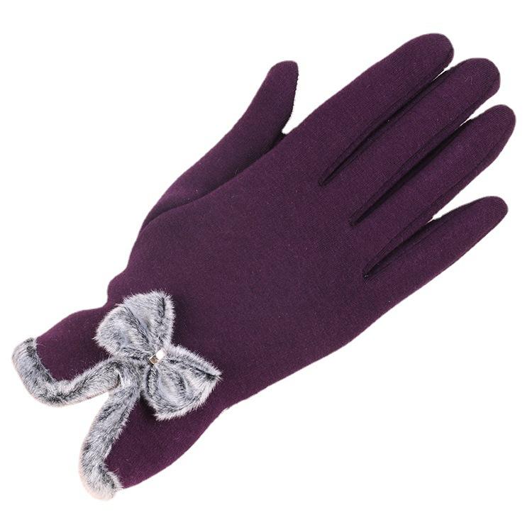 Warm Gloves for Women In Autumn and Winter Outdoor Cycling  Cute Cold Proof Touch Screen Gloves for Women