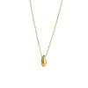 Korean Minimalist Water Drop Titanium Steel Pendant Necklace - Trendy European/American Women’s Light Luxury Clavicle Jewelry