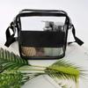 with Zipper Clear Shoulder Bag PVC Beach Tote Bag Casual Crossbody Messenger Bag  Swimming