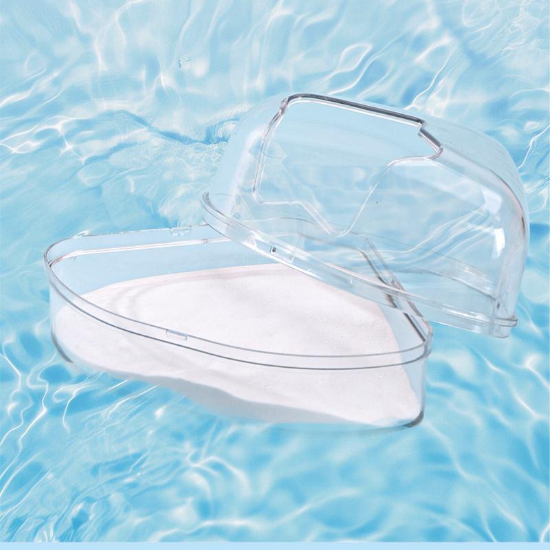 Hamster Sand Bath Container Transparent Hamster Toilet Dust Bust Accessories for Small Animals Hamster Bathtub Sand Bath Box