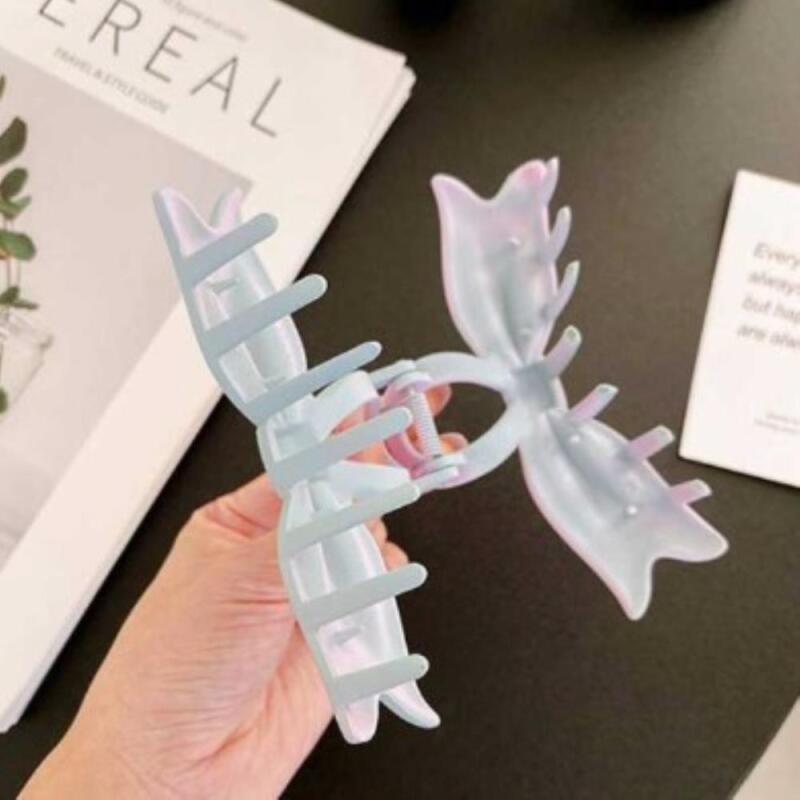 Women's cute thin volume-up ribbon hairpin