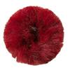 Rote Serie Plüsch-Haargummi - Strapazierfähiges elastisches Band für Damenfrisuren, Dutt und Pferdeschwanz - Weihnachts-Haaraccessoires.