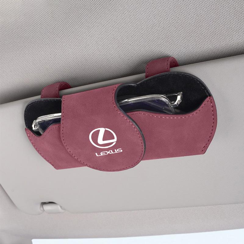Wielofunkcyjny Uchwyt na Okulary do Osłony Przeciwsłonecznej Samochodu Dla Lexus RX330 IS250 Ct200h ES300h RX350 IS300h NX300h RX400h UX