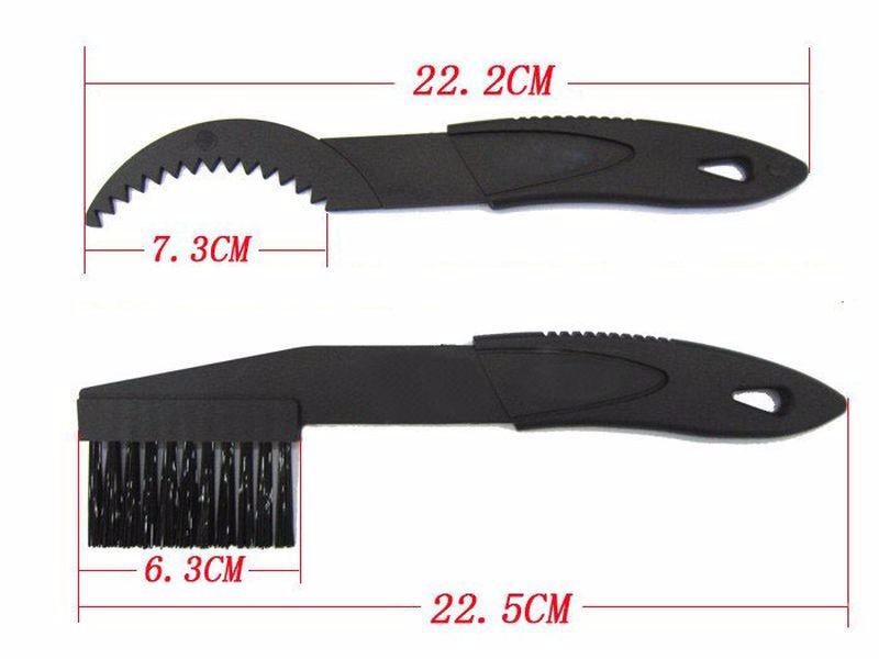 Portable Mountain Bike Chain Cleaner & Maintenance Brush Kit