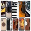 Music Instrument Guitar Piano Phone Case For Xiaomi Redmi Note 12 11 10 Pro Plus 10S 9S 9 9T 8T 9C 9A 8 7 K40 Gaming Cover