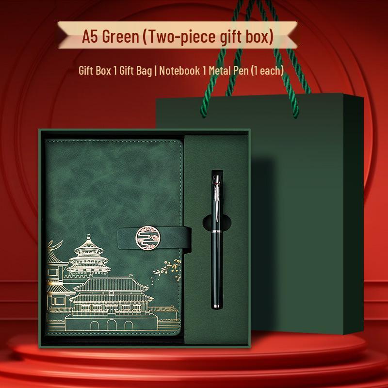 Guochao Creative Notebook Luxury Gift Set: Teacher s Day Souvenir