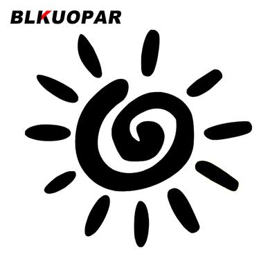 BLKUOPAR for Sun Car Stickers Vinyl Waterproof Decals Occlusion Scratch Windshield Air Conditioner Decor Car Door Protector