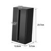 Yamazaki Tissue Stand Black W12.6x9.7x23.7cm Tower 1441