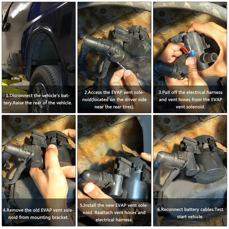 10382105 Car Vapor EVAP Canister Purge Solenoid Valve Fit for Chevrolet Malibu Silverado GMC Cadillac Hummer CVS6 PV485 2M1119
