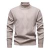 Mens Thick Knit Turtleneck Sweater Winter Warm Casual Base Layer Adults