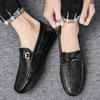 Fashion Male Casual Shoe Light Warm Slip-on Sale Pu Adults Comfortable Social In Promotion Men's Leather Shoes Low Price Shipping Free