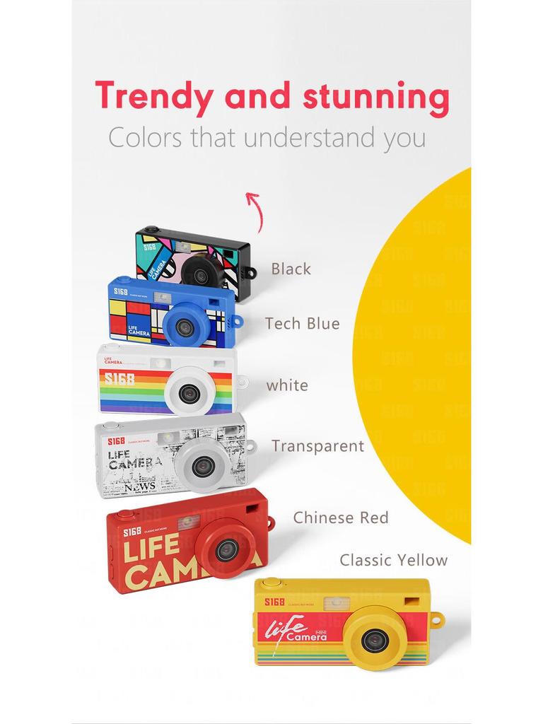 Trendy Mini Retro Rainbow Digital Camera Keychain - Portable Student Camera for Photos & Videos