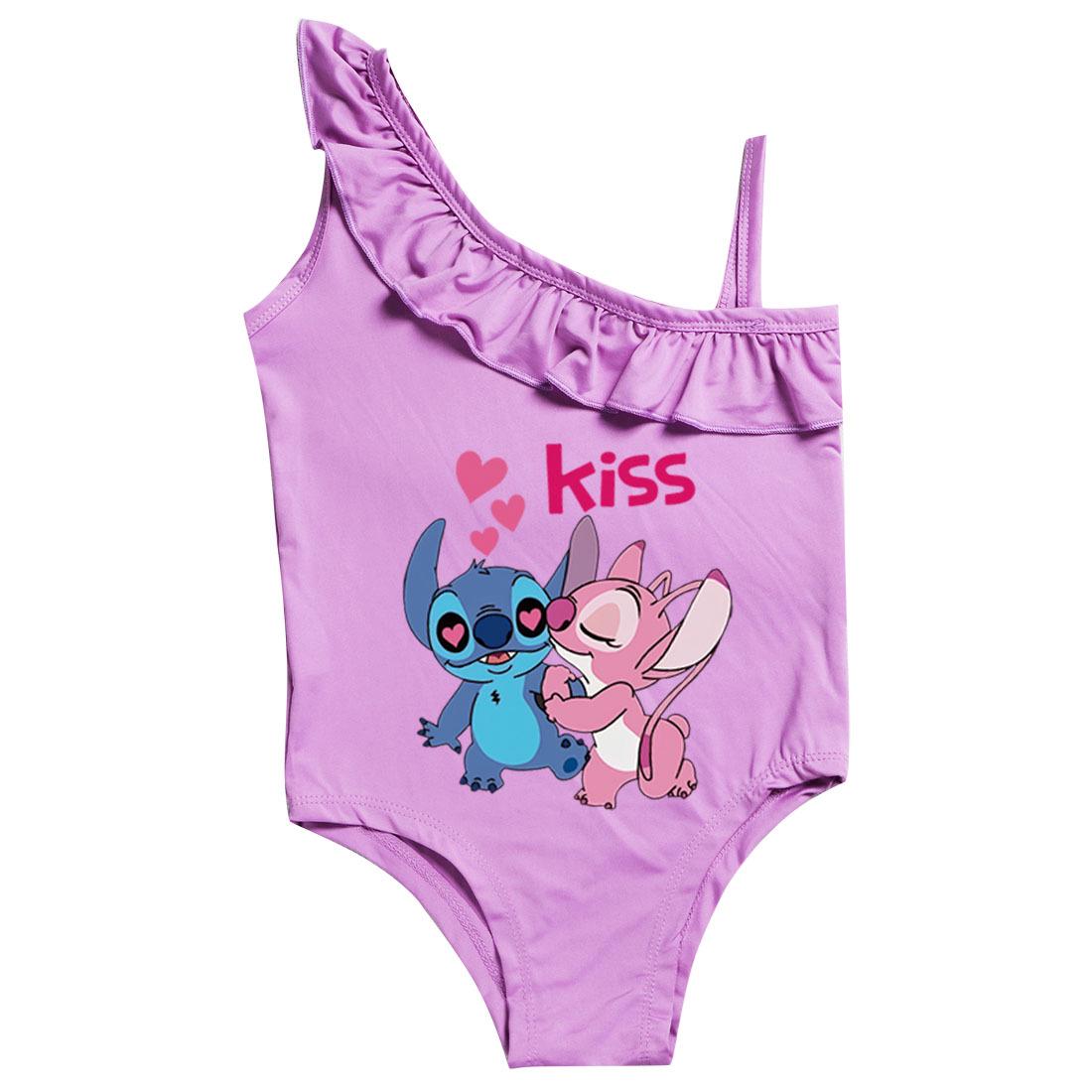Lilo & Stitch Star Baby Cartoon Print Children s Clothing 9128 100 фиолетовый