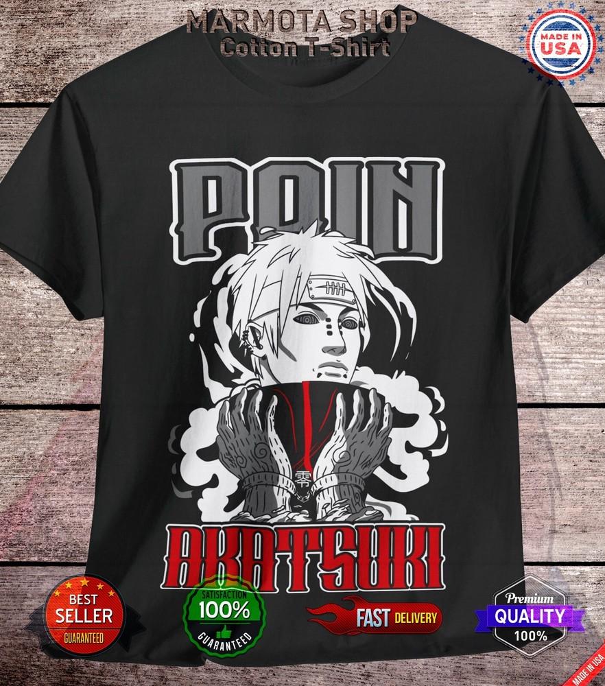 

Pain T-Shirt Naruto Shippuden Akatsuki Itachi Uchiha Anime Unisex Tee Shirt 3XL