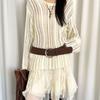 Metal Buckle Leather Waistband Jeans Girdle Western Cowboy Belt Retro Women Wide Belt  Girl