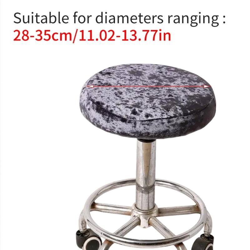 Elegant Colorful Round Stools Covers Stool Slipcover Enhances Home Decoration Suitable for Various Indoor Environment