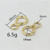 Hooks Plated Gate Spring O-Ring Buckles Bag Belt Buckle Carabiner Purses Handbags Snap Clasp Clip