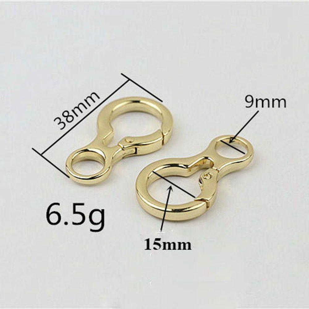 Hooks Plated Gate Spring O-Ring Buckles Bag Belt Buckle Carabiner Purses Handbags Snap Clasp Clip