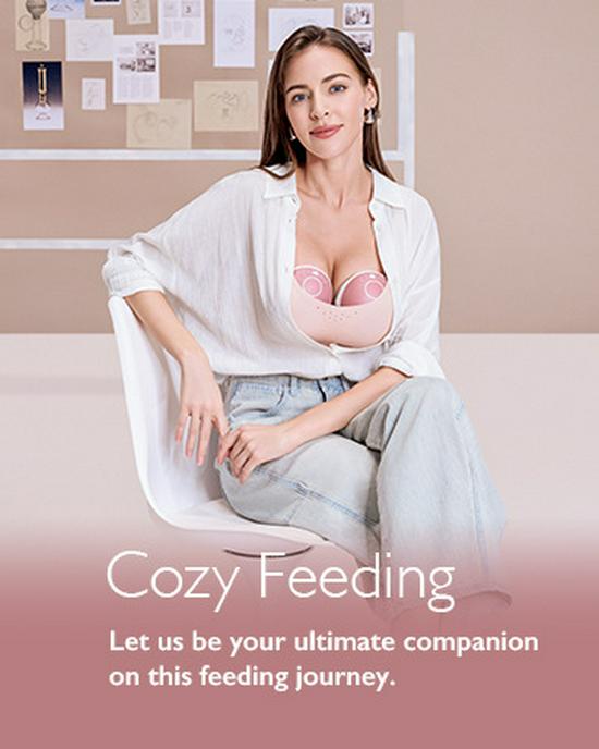 Reggiseno da allattamento senza cuciture Momcozy YN21 - Super confortevole e forma naturale Abbigliamento da notte per la maternità