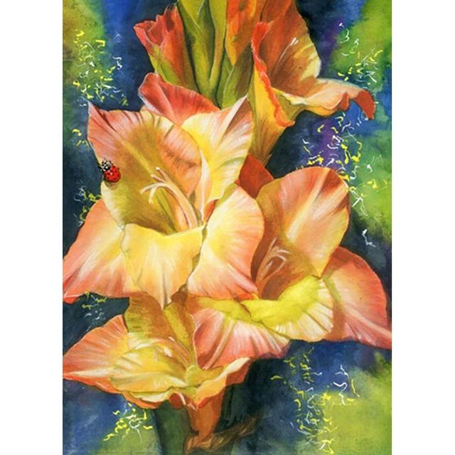 

5D Diy Алмазная картина Ваза Алмазная вышивка Свежий цветок Вышивка крестиком Полный круглый дрель Настенная картина Подарок ручной работы Full Round 20x30CM