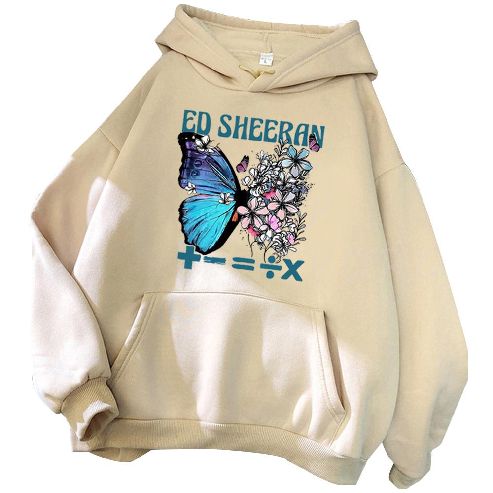 Ed Sheeran Hoodie The Mathematics Tour Hoodie Gift for Ed Sheeran Fan Winter Warm Tops Streetwear