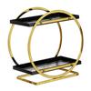 Cupboard Organiser Spacesaving 2 Layer Kitchen Shelves for Cups Home Dishes and Black