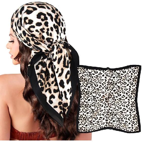 Head Scarf for Women Silk Satin Scarves for Hair Wrap Bandana Square Headscarf for Sleeping