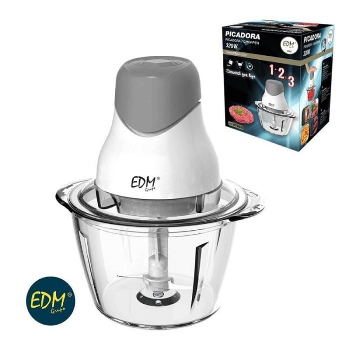 Sekáček - EDM - 1L - 320W - Nerezová ocel - Sklo