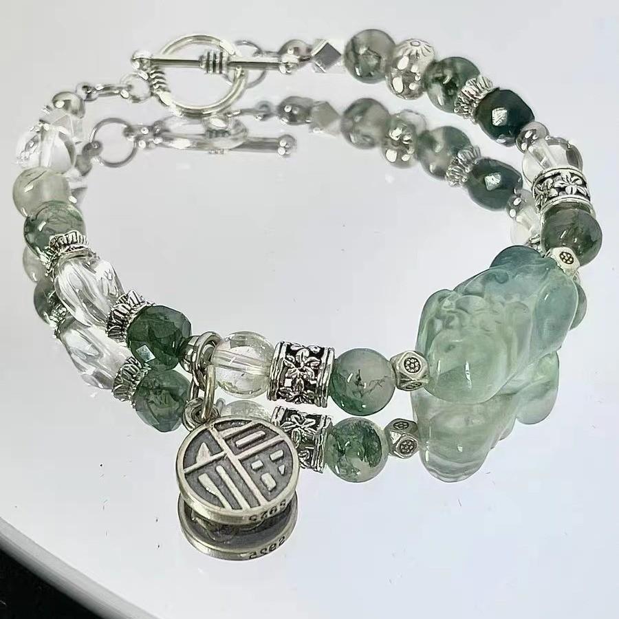 Style Ethnic Pixiu Beaded Bracelet Handmade Alloy Unisex Fashion Jewelry