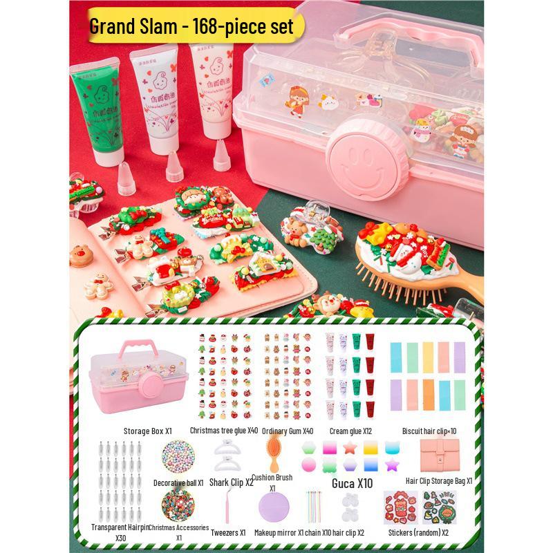 Handmade Christmas DIY Art Pack for Kids: Kindergarten & Primary School, Ideal for Girls Aged 6+