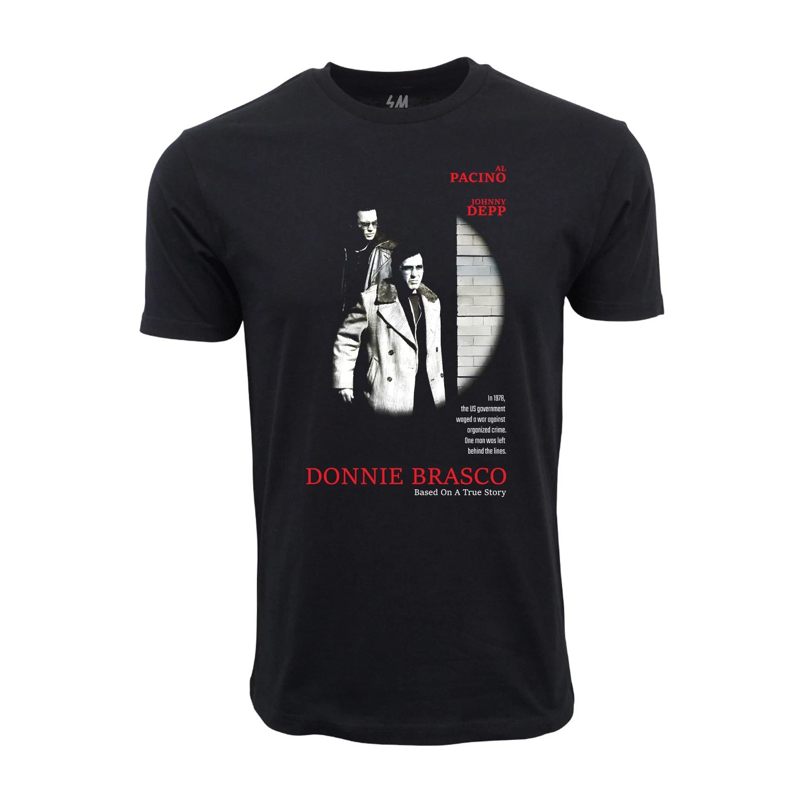 Unisex Adult Casual Graphic Donnie Brasco Graphic T shirt T-Shirt M