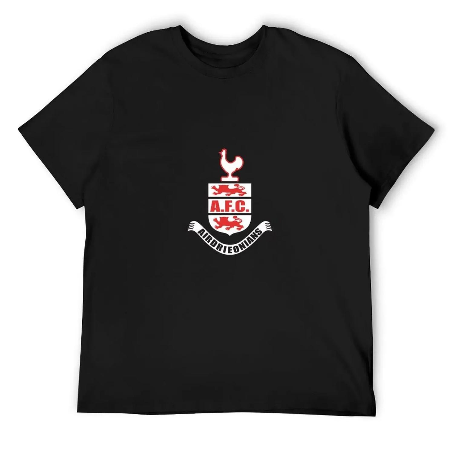 Airdrie crest 2 T-Shirt essential t shirt funny shirt cotton anime shirt oversized t mens tall t shirts S